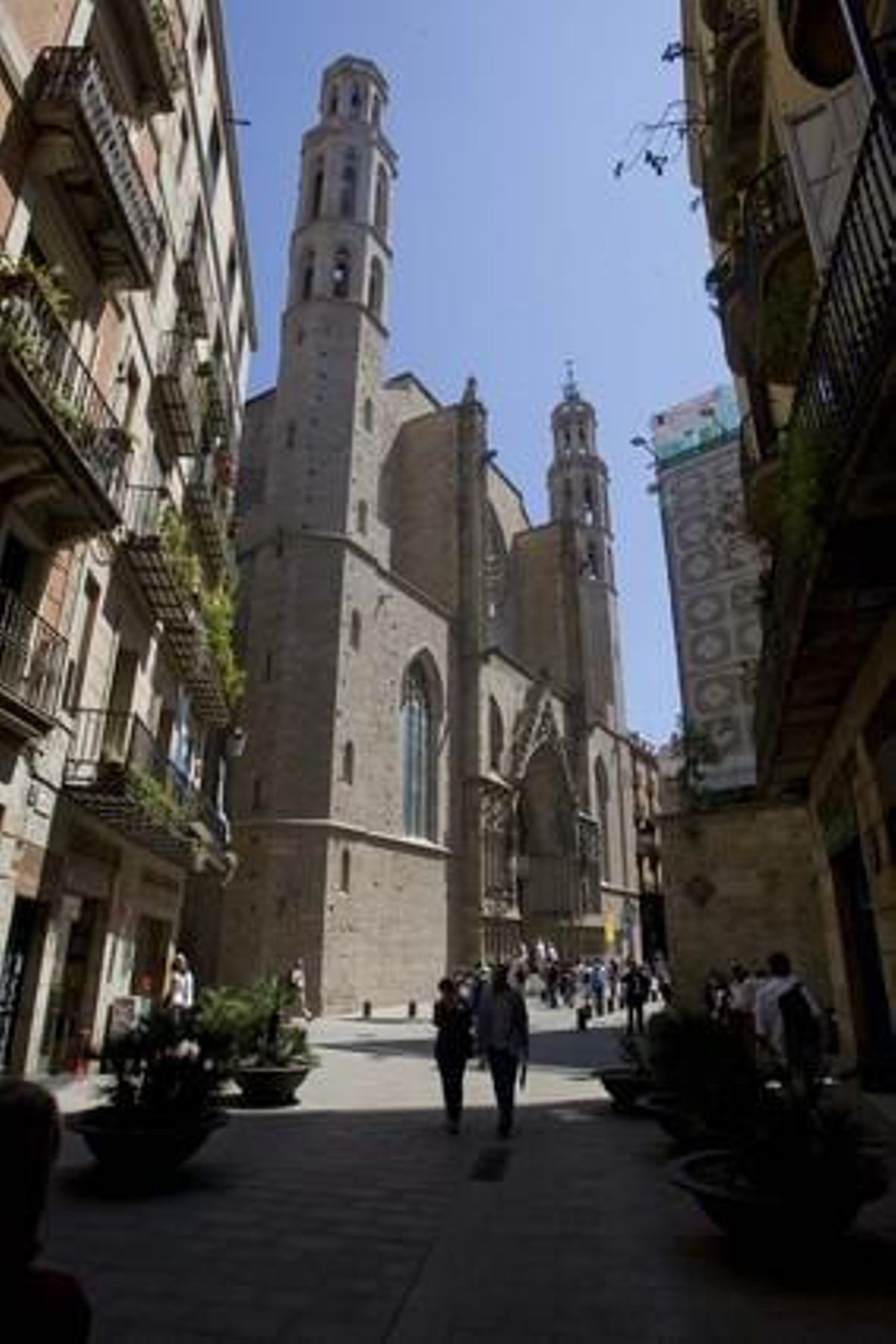 Santa Maria del Mar. La Catedral del Mar és capital per a Barcelona perquè té una forta simbologia històrica, nacional i ciutadana. JORDI GAYÀ (Administratiu)