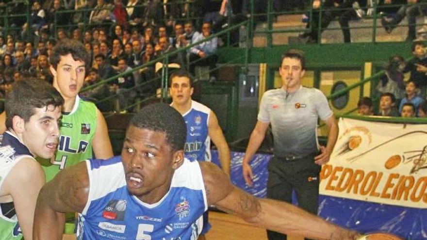 Javonte Green, en el aprtido frente a Óbila. // S.Álvarez