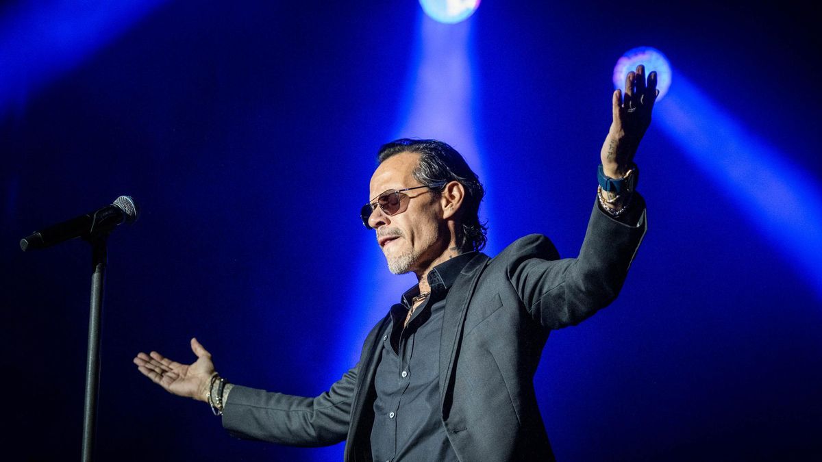 Marc Anthony durante su actuación en Santa Cruz de Tenerife en junio de 2024.
