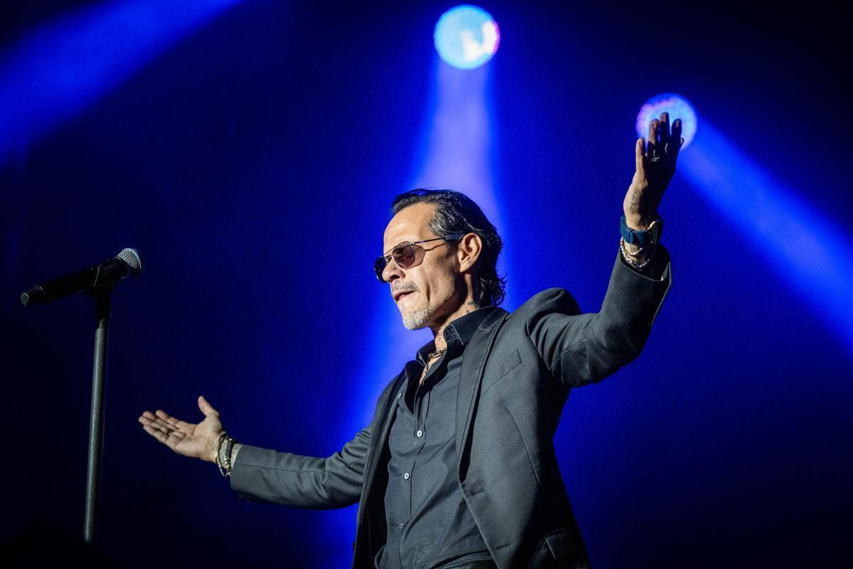 Marc Anthony durante su actuación en Santa Cruz de Tenerife en junio de 2024.