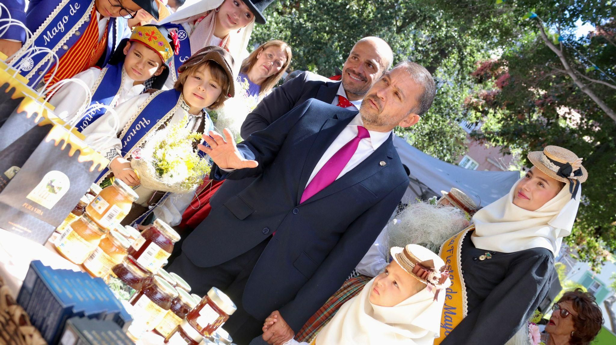 Inauguración de la exposición de flores y plantas del Parque García Sanabria
