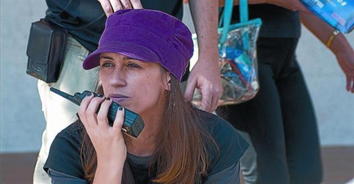 Juana Macías, durante el rodaje de 'Planes para mañana'.