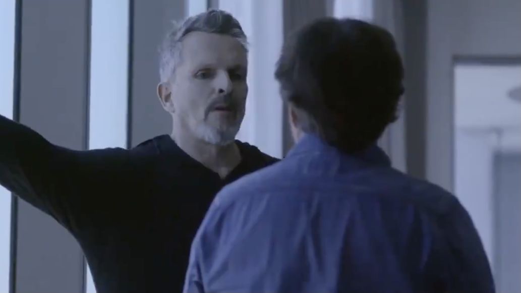 Miguel Bosé con Jordi Évole