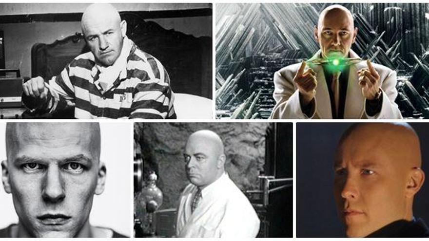 Algunas caras de Lex Luthor.