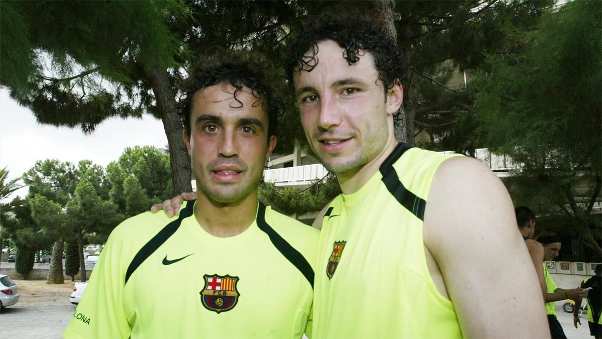Santi Ezquerro y Van Bommel llegaron a la vez en verano de 2005