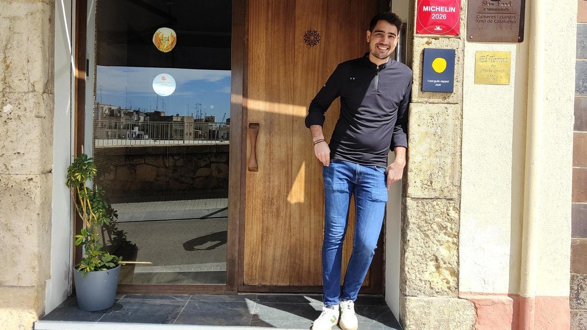 Moha Quach, en la puerta del restaurante El Terrat, en Tarragona.