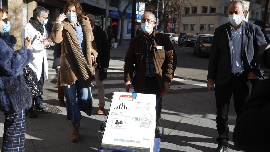 VÍDEO | Así han llegado las vacunas contra el COVID a Zamora