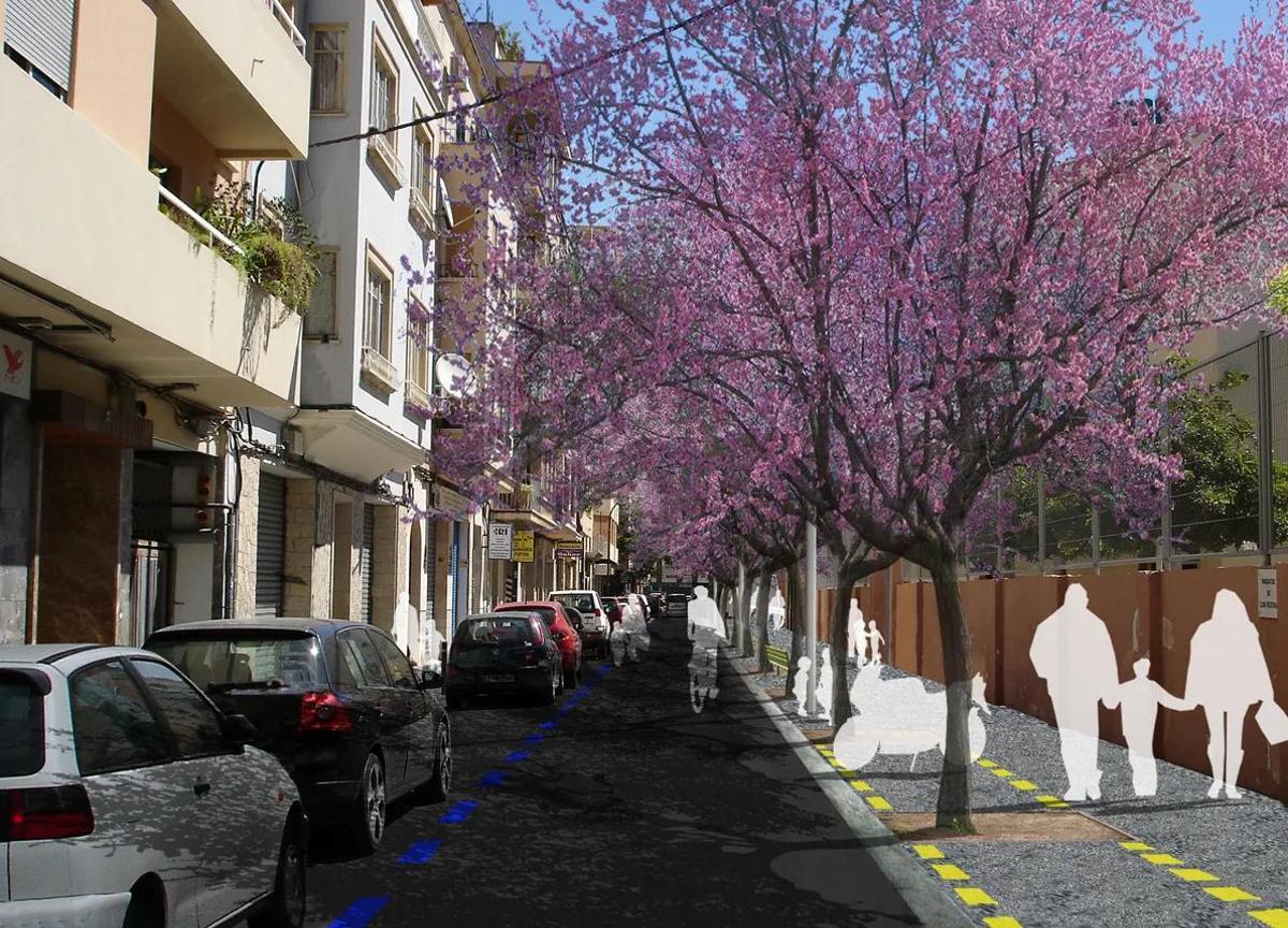 Render del proyecto de Duran en el que se pueden apreciar las ideas de su propuesta.