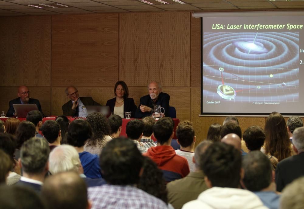 Mesa redonda y encuentro con estudiantes de Rainer Weiss, Kip Thorne y Barry Barish, premios "Princesa de Asturias" de Investigación Científica y Técnica