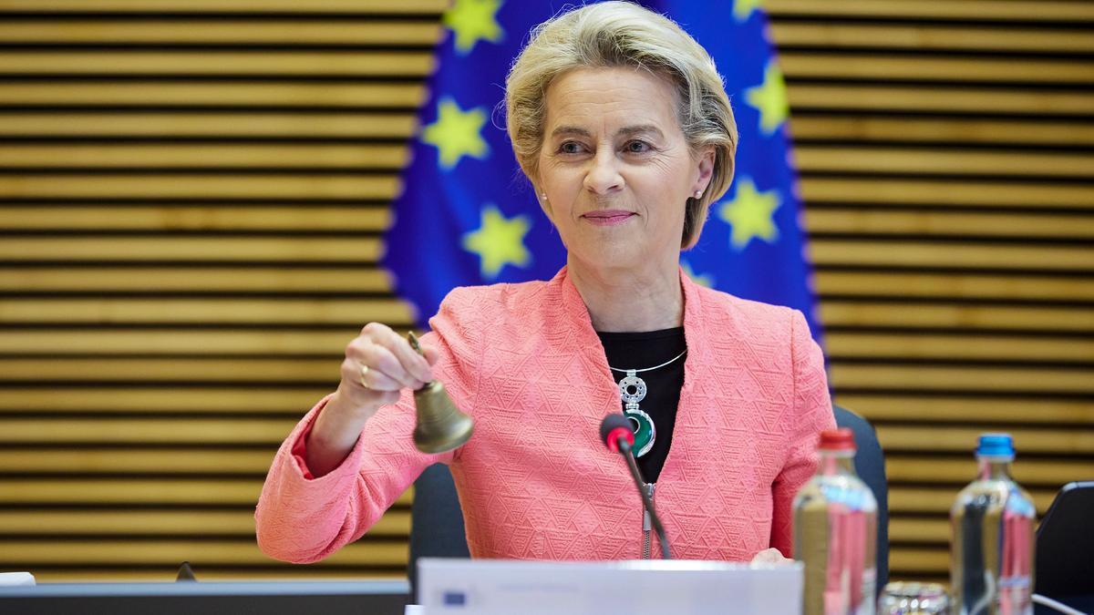 La presidenta de la Comisión Europea, Ursula von der Leyen.