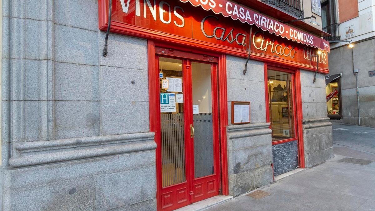 Restaurantes y tabernas madrileños (y centenarios)