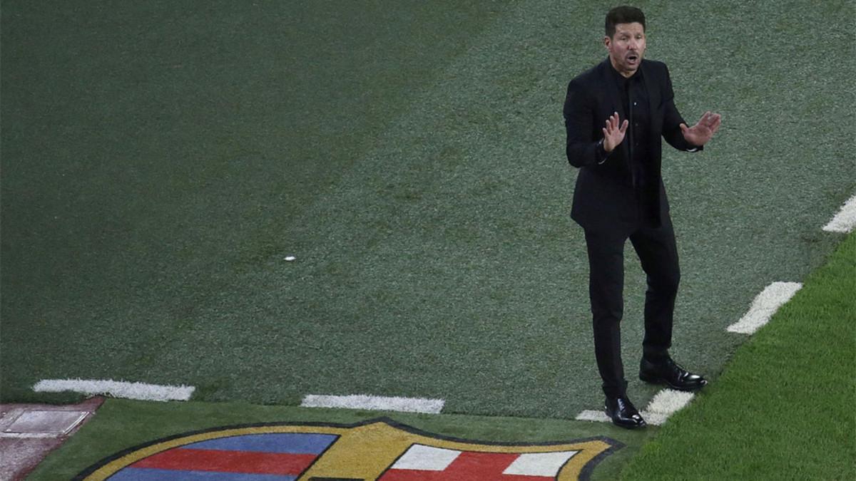 Simeone no sabe qué es ganar en el Camp Nou