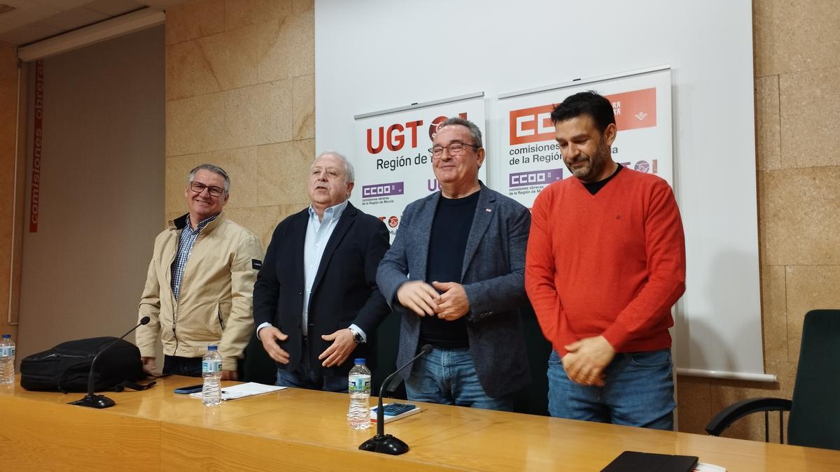 Martínez Peñaranda, Antonio Jiménez, Santiago Navarro y Miguel Ángel López.