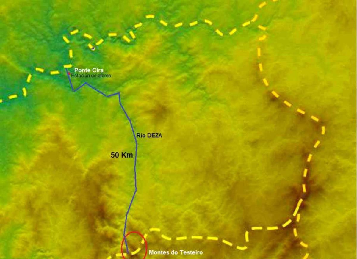 Un tsunami desde O Testeiro a Cira