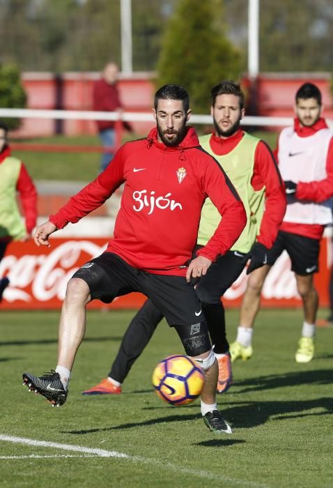 Entrenamiento del Sporting