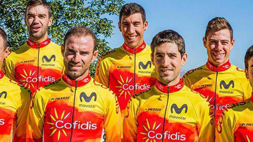 Selección española absoluta a los Mundiales de Ciclismo.