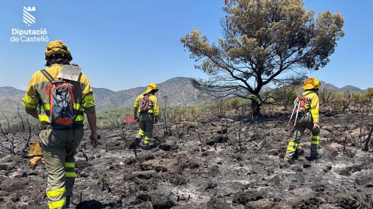 Última hora del incendio forestal de Soneja: Los vecinos desalojados regresan a sus casas