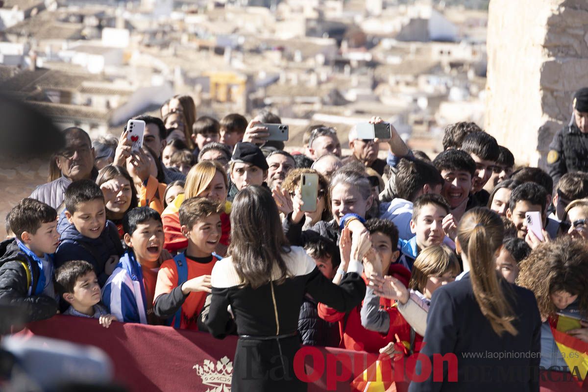 Visita de los reyes de España a Caravaca (explanada de la Basílica)
