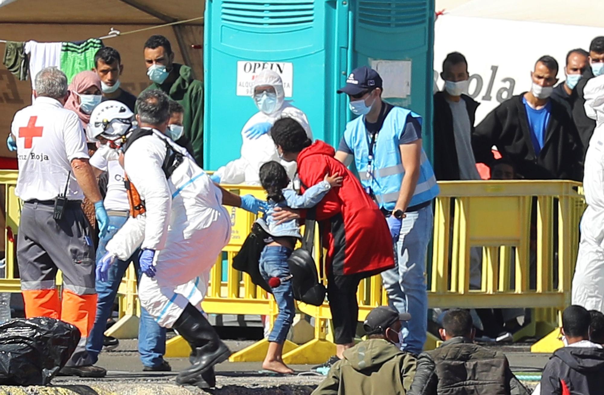 Rescate de 281 inmigrantes en Canarias este jueves