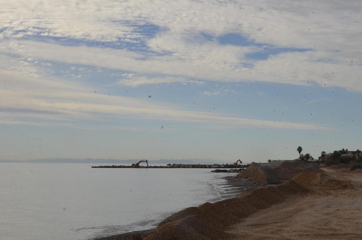 Panorámica de las obras.