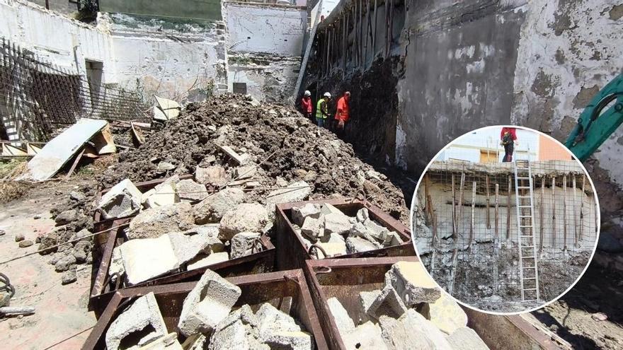 El agujero bajo la calle Tartana que obligó a reforzar el terreno en San Roque