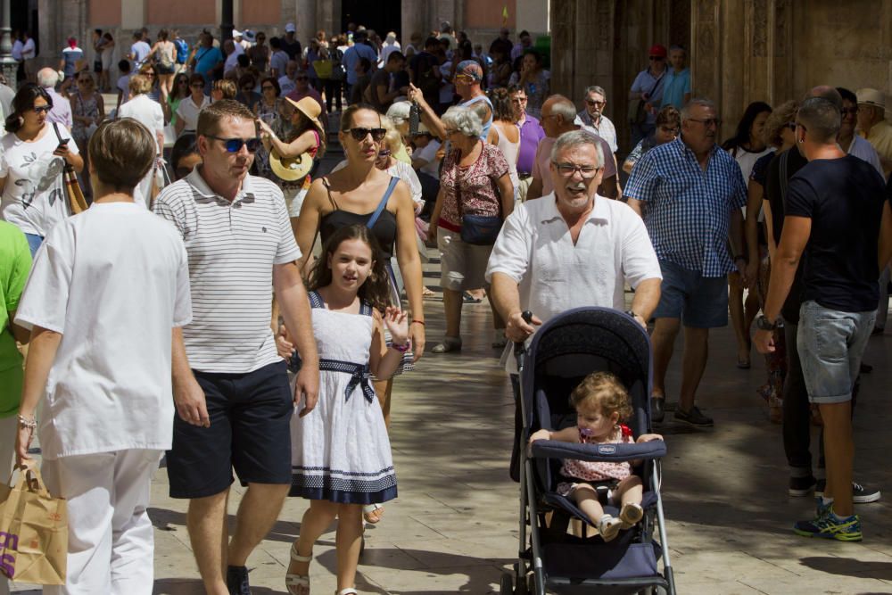 Finde de fuerte calor en Valencia