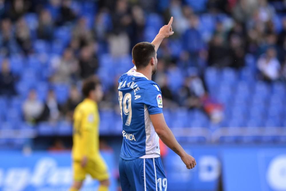 El Dépor cae ante el Villarreal en Riazor