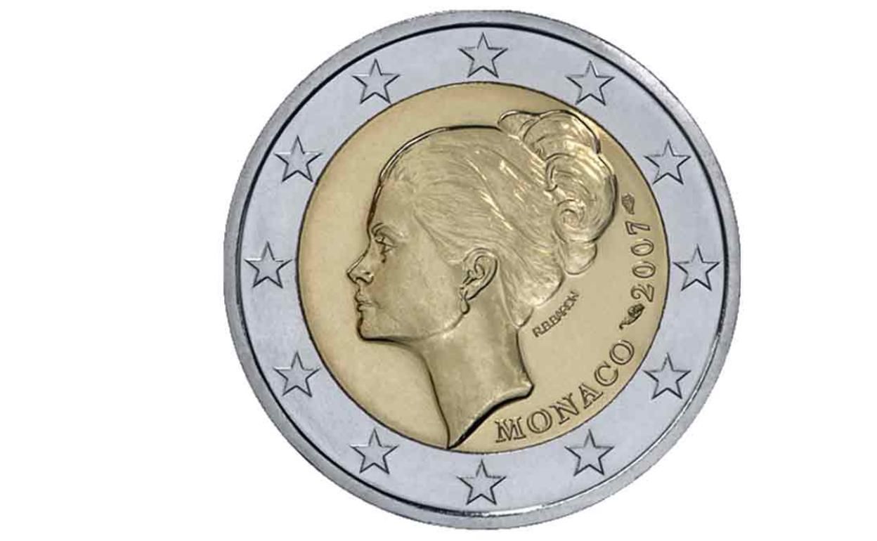 Moneda de 2€ de Grace Kelly