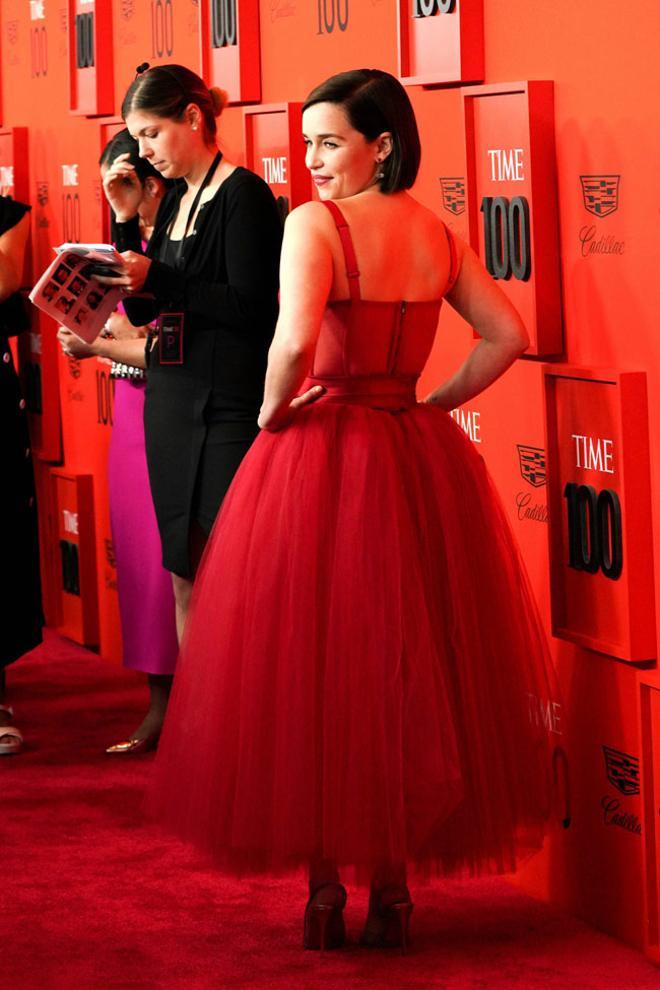 El sensual vestido de bailarina de Emilia Clarke