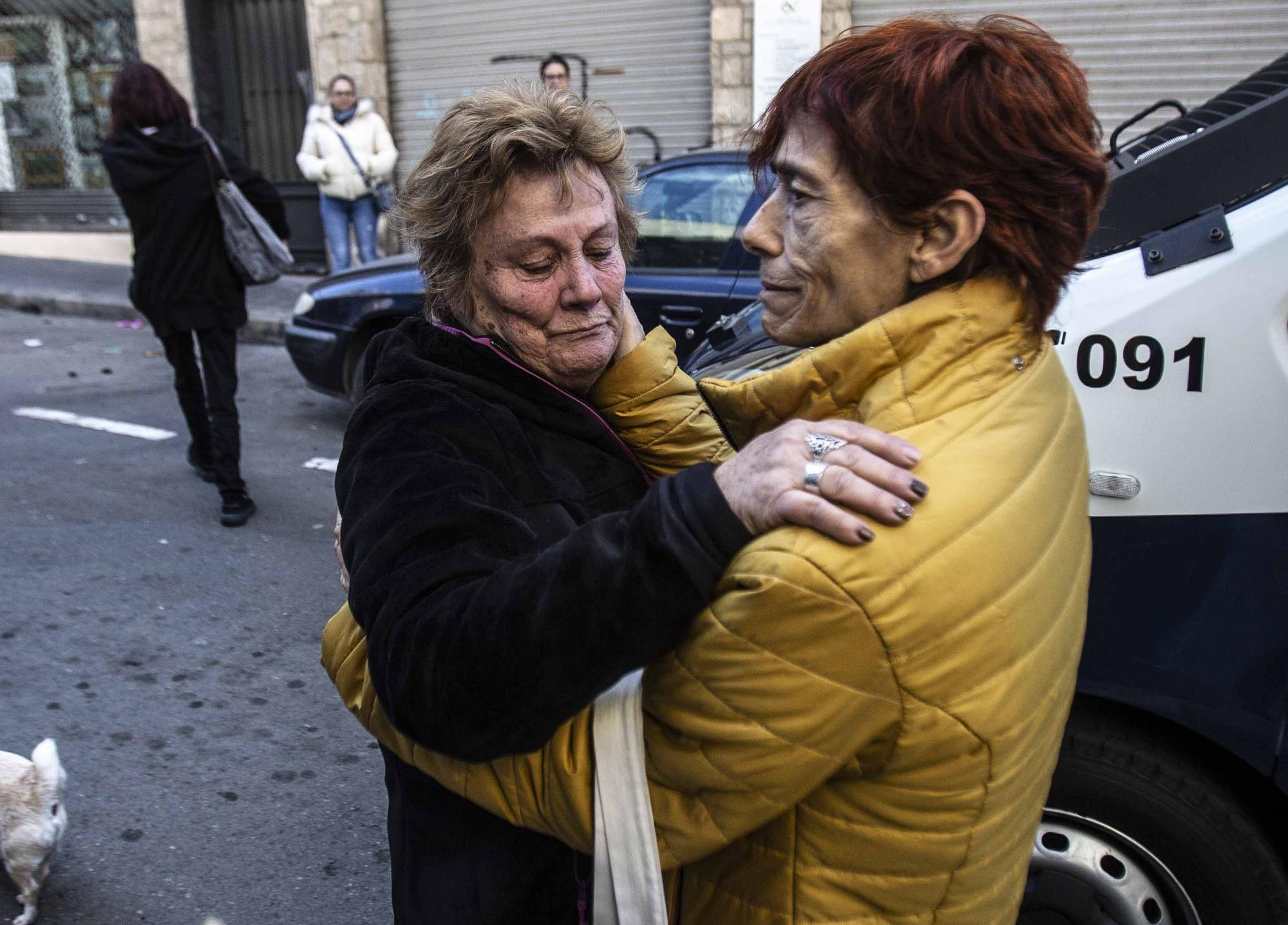 Tensión en Alicante por el desahucio a una pensionista en una vivienda propiedad de un fondo buitre