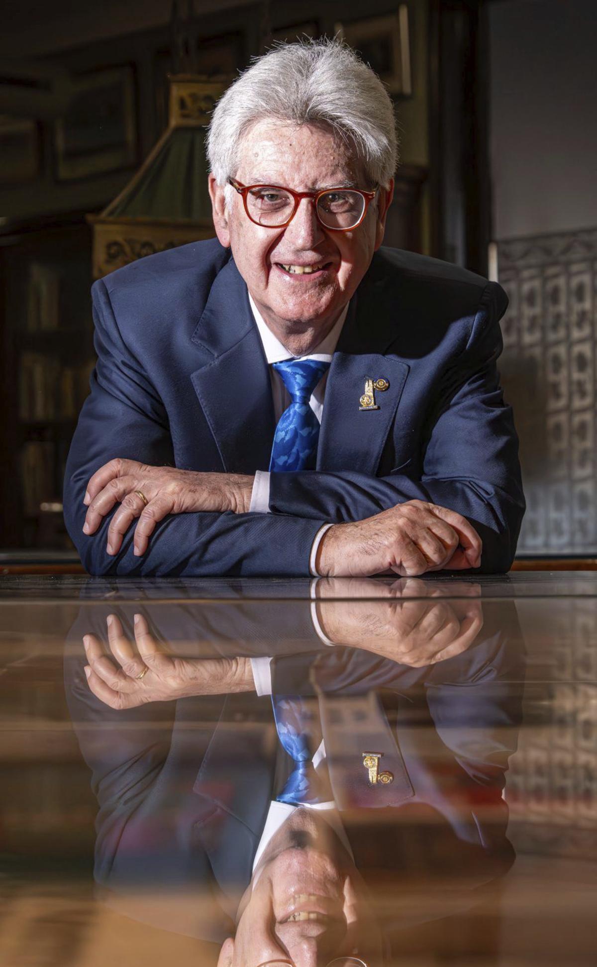 Francesco Arezzo, president de Rotary Internacional: "Barcelona ha sigut  molt generosa a l’acollir el 2027 la convenció que s’havia de fer a Dubai"