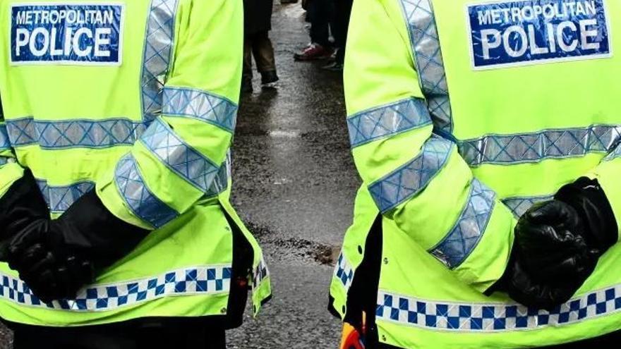 Agentes de la Policía Metropolitana de Londres.