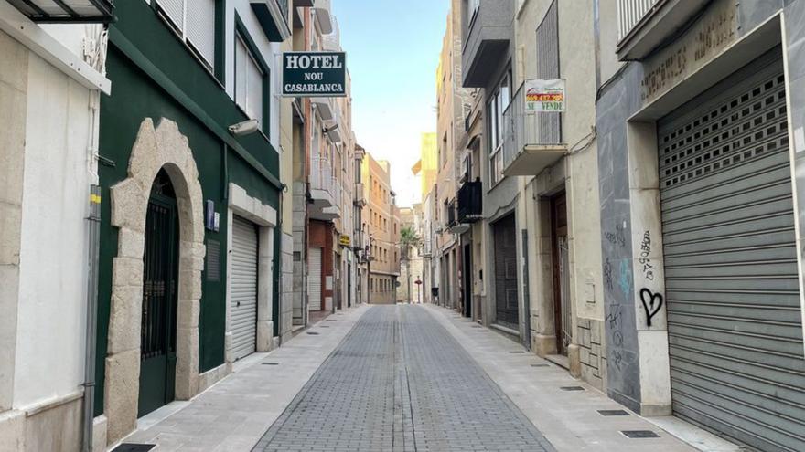 Culminan las reformas de la calle de Santa Anna de Vinaròs