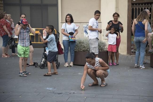 Revetlla Sense Petards a la plaça Major de Manresa