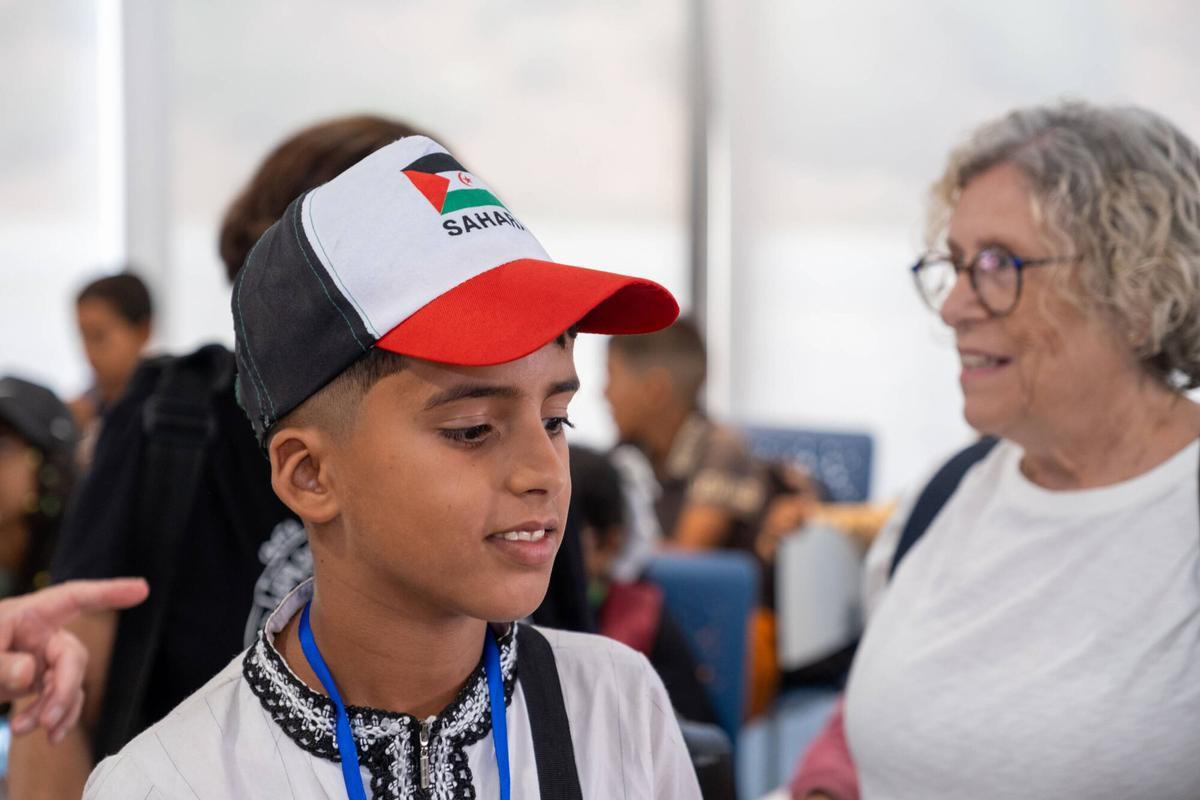 Así ha sido la llegada de los 30 niños saharauis a Palma.