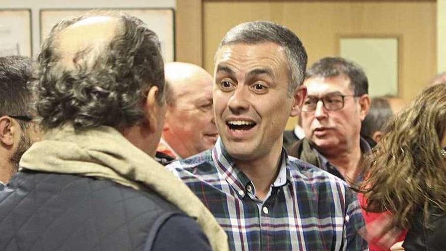 Iván Fernández Ardura, ayer, en la Casa del Pueblo de Gijón.