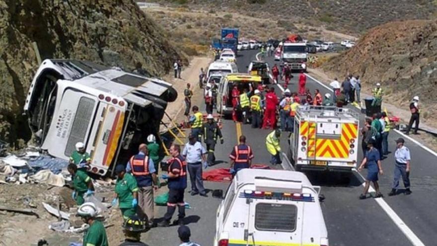 Un vehículo cae a un barranco en Guinea dejando al menos trece muertos