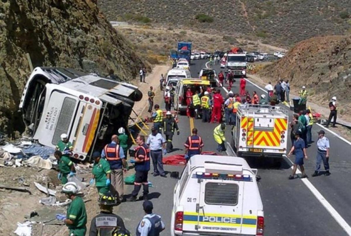 Un accidente de tráfico en Guinea.