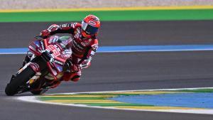 AMDEP2466. GOIÂNIA (BRASIL), 21/03/2026.- El español Marc Marquez de Ducati Lenovo Team compite durante el esprint del Gran Premio de Brasil de MotoGP este sábado, en el autódromo Ayrton Senna en Goiânia (Brasil). EFE/ Andre Borges