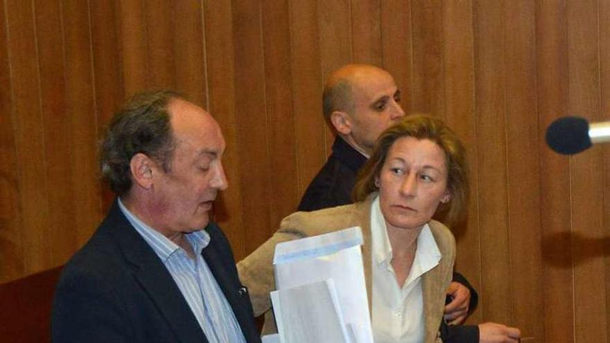 Ofelia Rey y los otros acusados durante el juicio. // Gustavo Santos