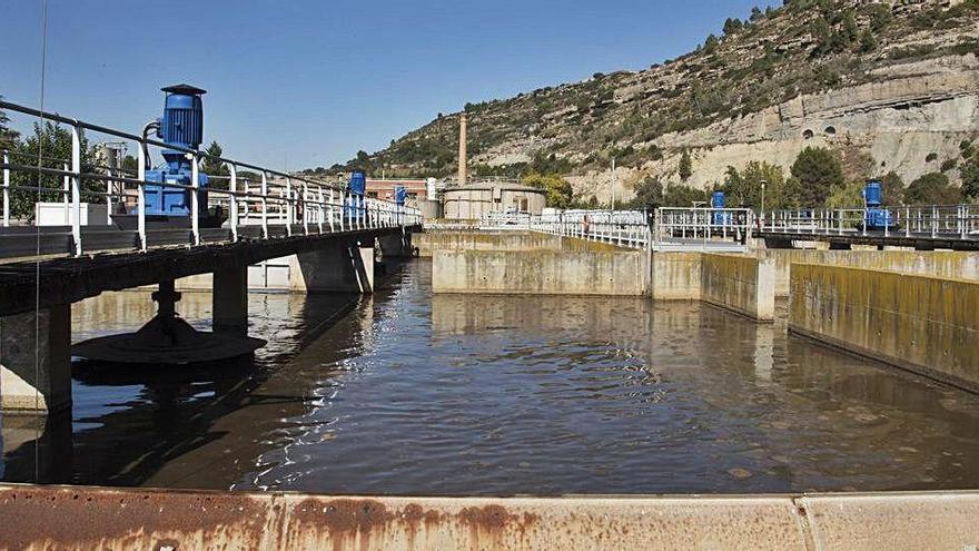 Imatge d&#039;arxiu de la depuradora de Manresa i Sant Joan de Vilatorrada