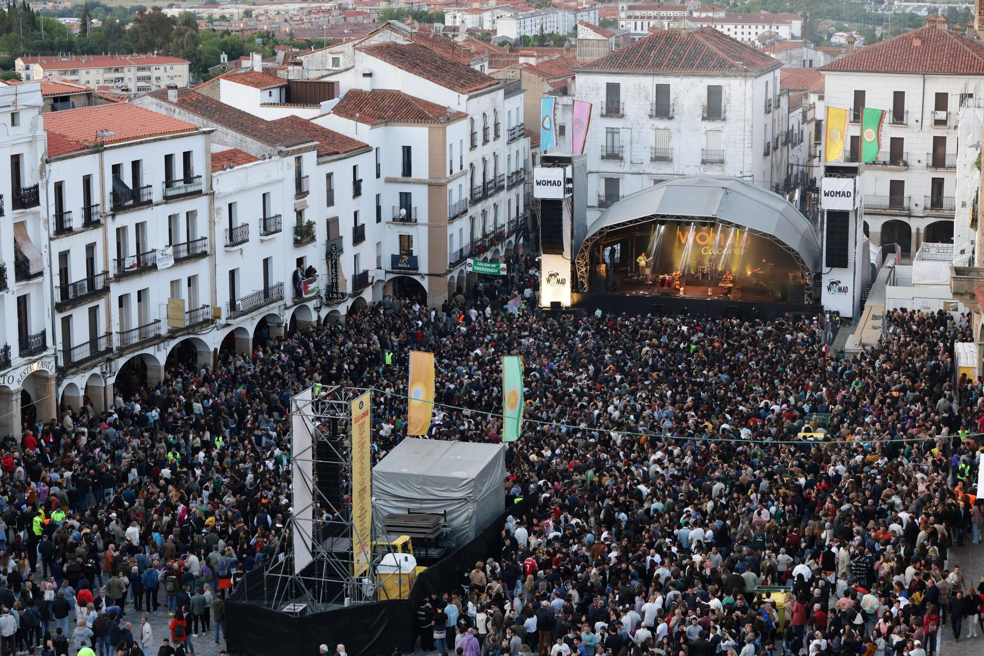 Las imágenes del sábado de Womad en Cáceres