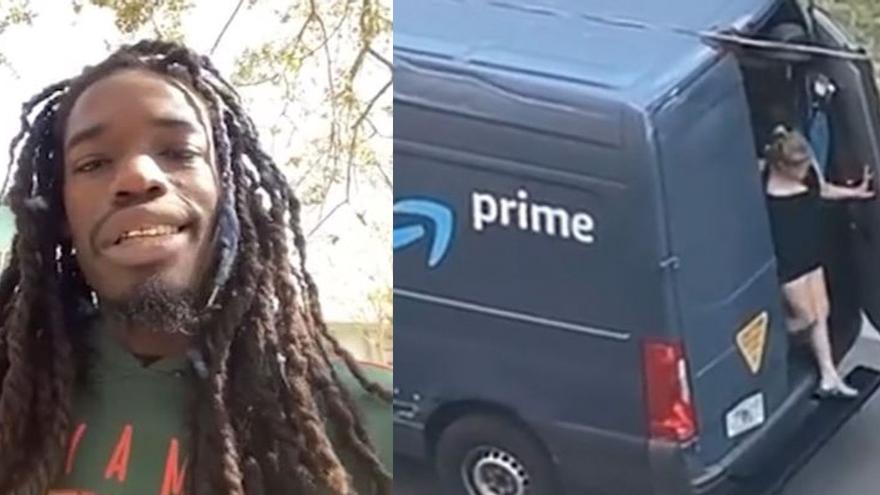 VIRAL | El repartidor de Amazon despedido tras salir una mujer de su  furgoneta: "Estaba entregando el paquete"