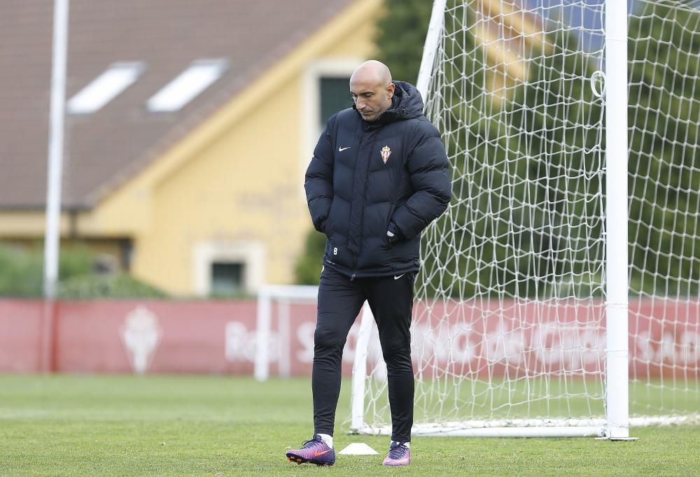 Entrenamiento del Sporting