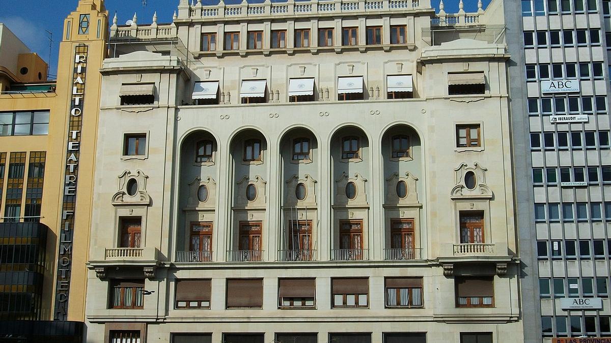 Una imagen de archivo del edificio del Ateneo Mercantil de València