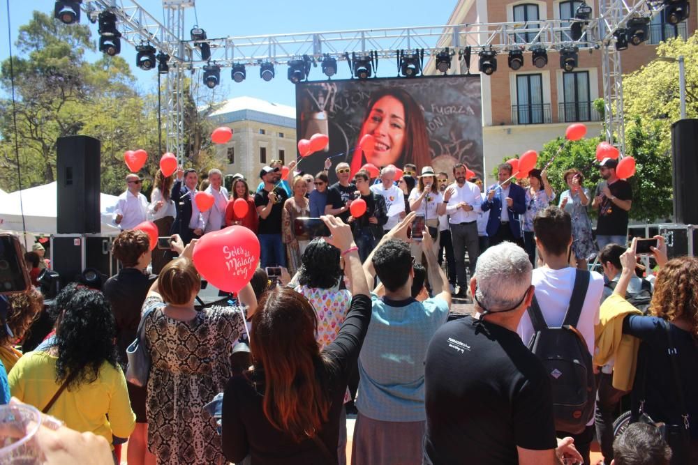 Las imágenes del festival solidario Soles de Málaga en la calle Alcazabilla.