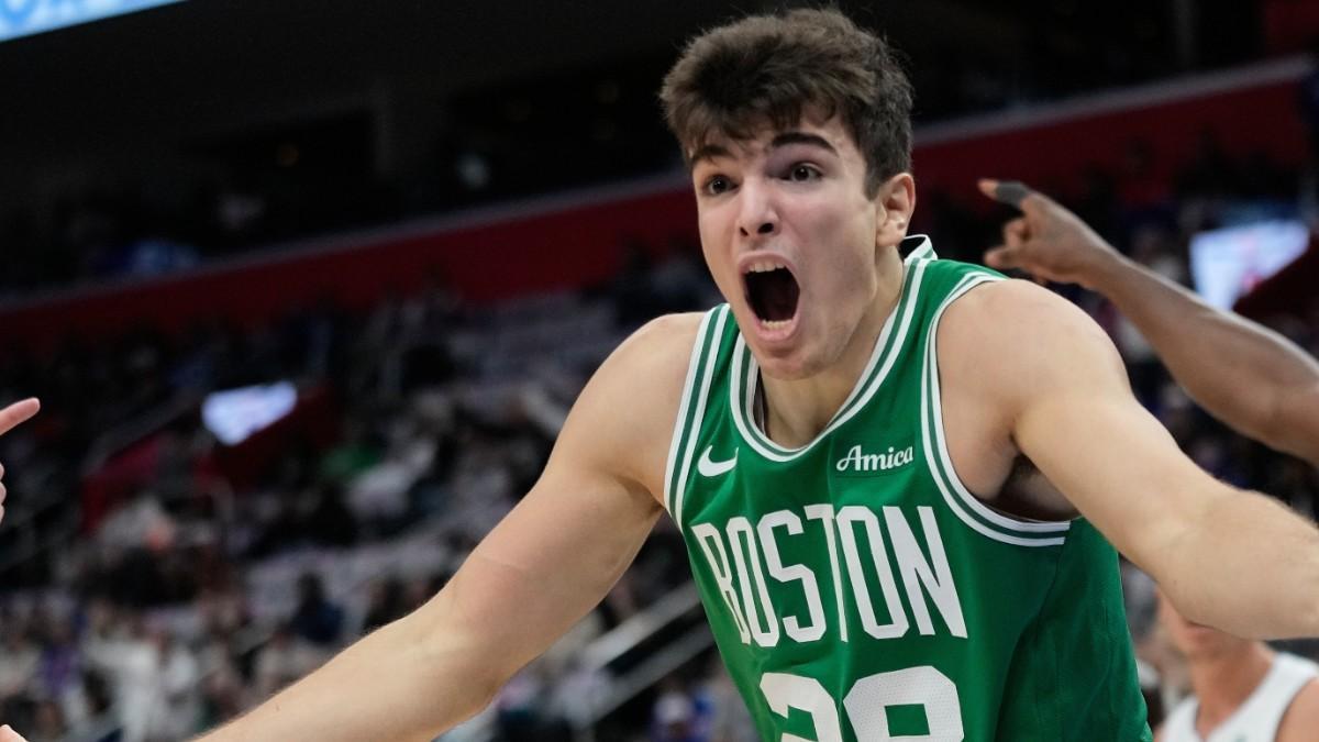 Hugo González, con los Boston Celtics