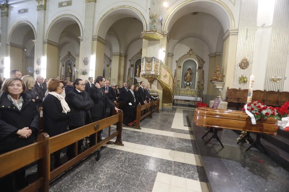 Carlet misa funeral de Alberto Primo marido de Mar