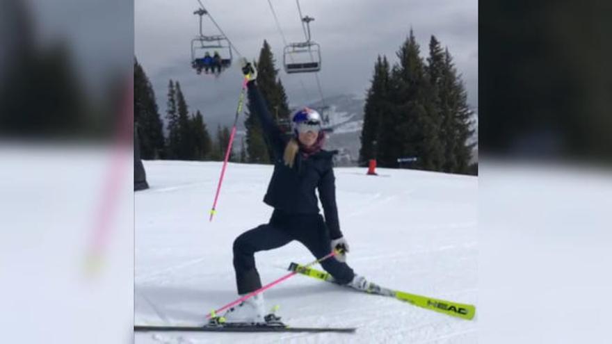 Así esquía Lindsey Vonn, Premio Princesa de Asturias de los Deportes 2019