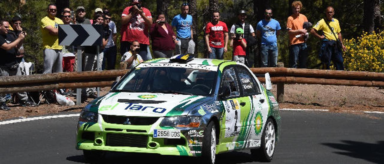 Vicente Bolaños-Magnolia Herrera, EVO-IX, brillantes vencedores de la prueba decana de Canarias y Nacional, por segundo año consecutivo.